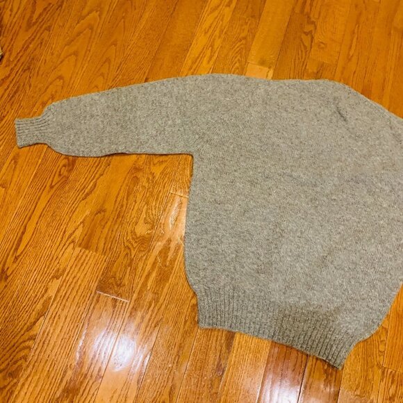 Vintage BROOKS BROTHERS SHETLAND WOOL SWEATER 46 XL Crewneck Pullover Sweater - Picture 11 of 12